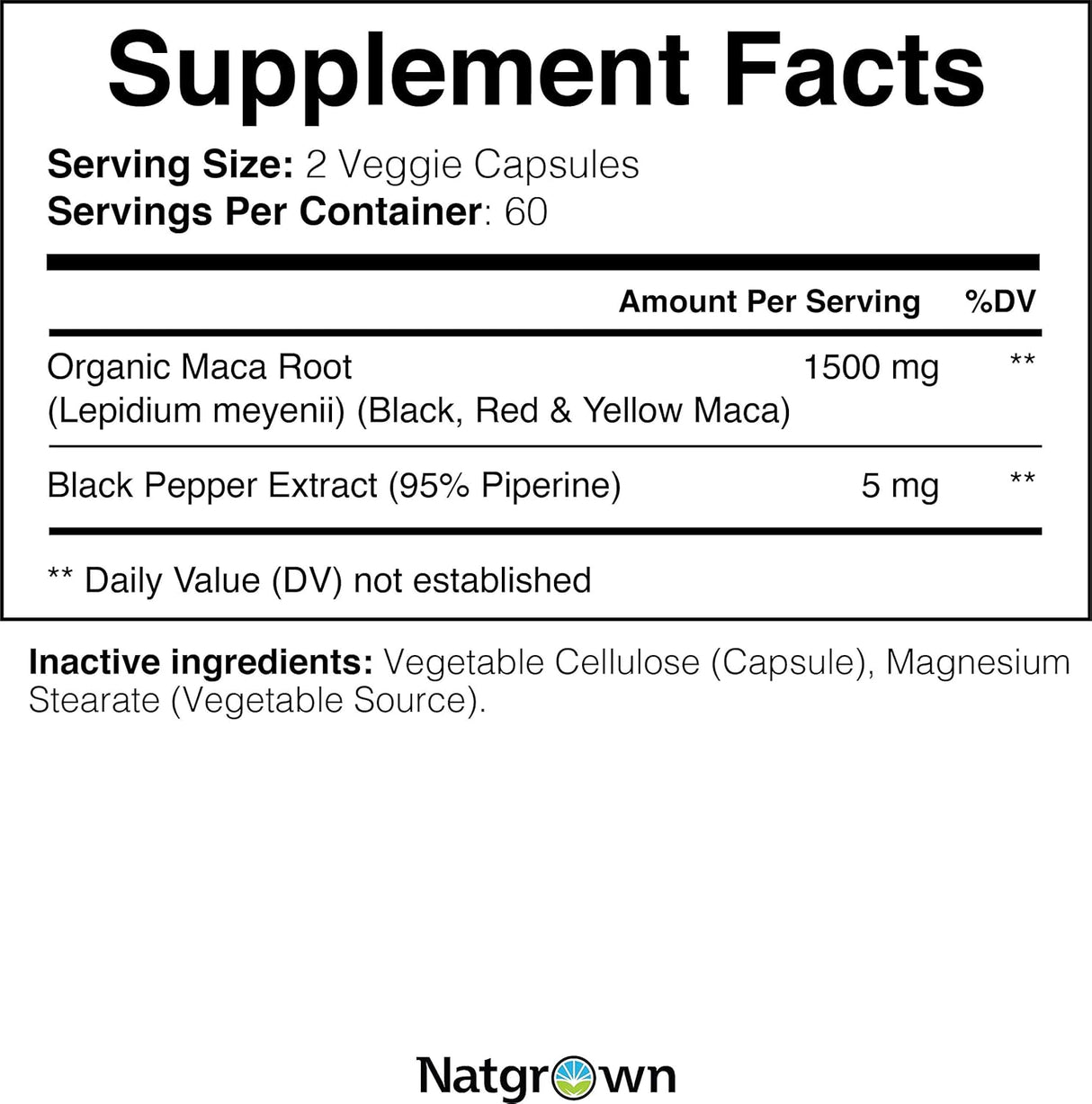 Suplementos Alimenticios orgánicas en polvo de raíz de maca