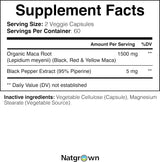 Suplementos Alimenticios orgánicas en polvo de raíz de maca