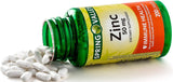 Suplemento de Zinc 50 mg Spring Valley 200 Ct Doble Pack