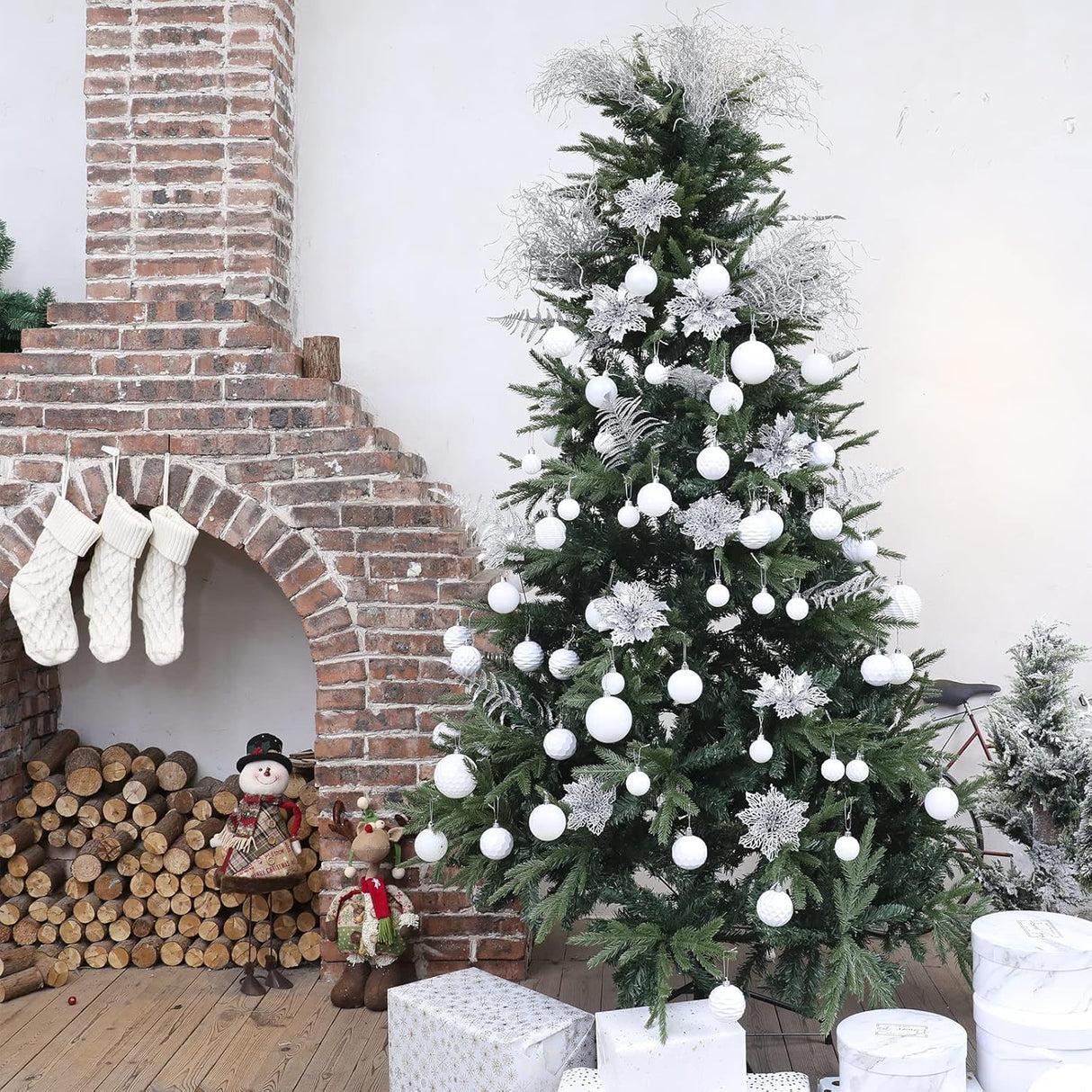 Adornos Navideños 36pcs Shatterproof - Decoración Árbol 6 Estilos
