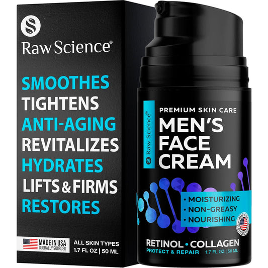 Crema facial para hombre hidratante de día y noche S RAW