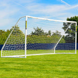 Porteria de futbol grande con red para entrenamientos