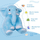 Peluche gigante de Elefante super suave color azul