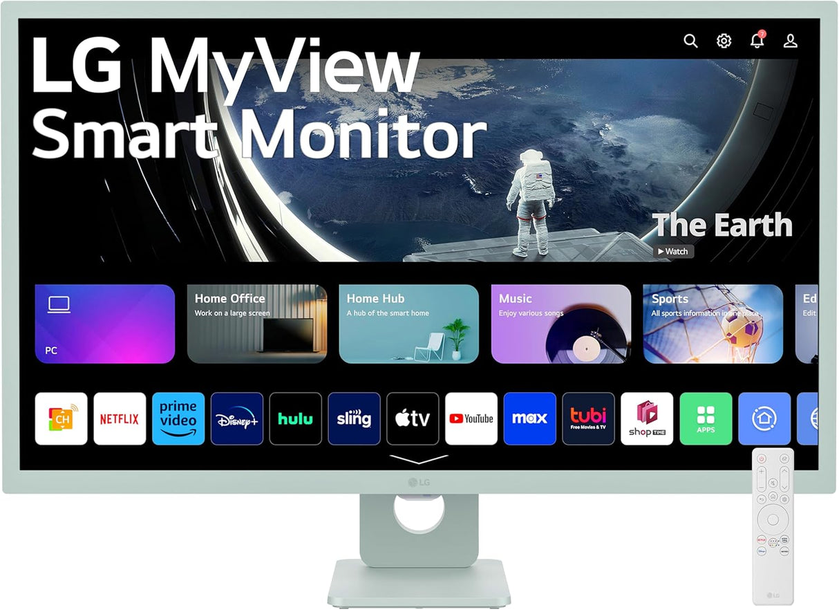Monitor LG 32SR50F-G 32 FHD IPS, webOS 23, HDR 10, Bluetooth