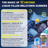 Gomitas de melatonina sin azúcar, 10 mg 20 mg con glicinato