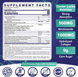 Gomitas Nicotinamida 500mg, Suplemento NAD+, 60 Unidades