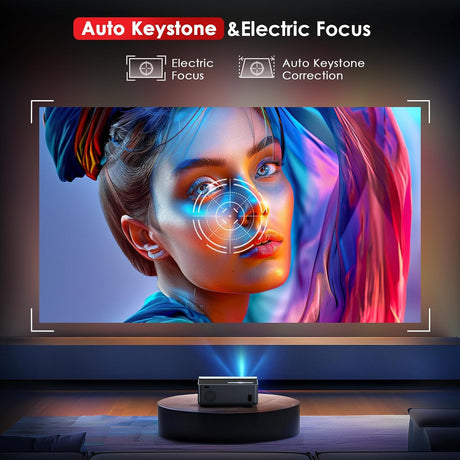 Proyector JOWLURK 20000L 4K Wifi Bluetooth, Auto Keystone