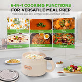 Arrocera eléctrica NutriChef 1.6 QT, multiusos, control digital