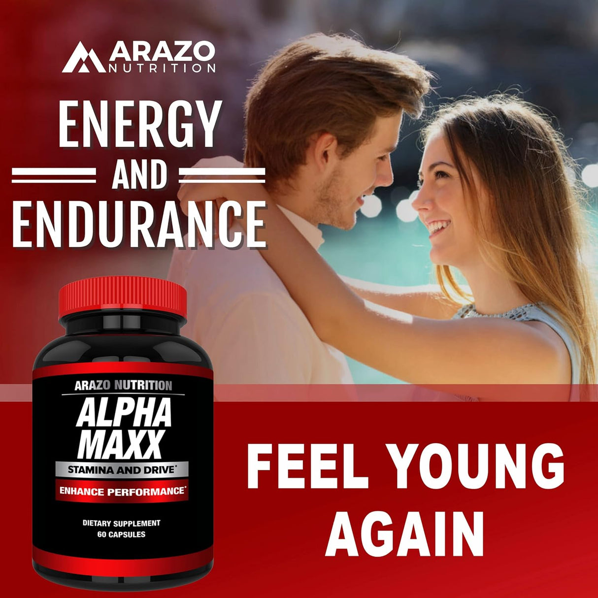 Suplemento Nutrition Alphamaxx  Ginseng Muira Puama Tribulus