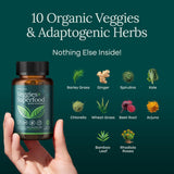 Suplemento Orgánico de Frutas y Verduras - 180 Cápsulas Veganas