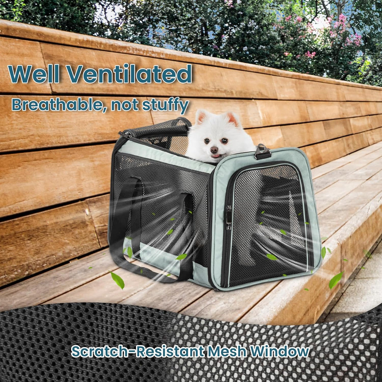 Transportador de perros  gran capacidad ligero para viajes