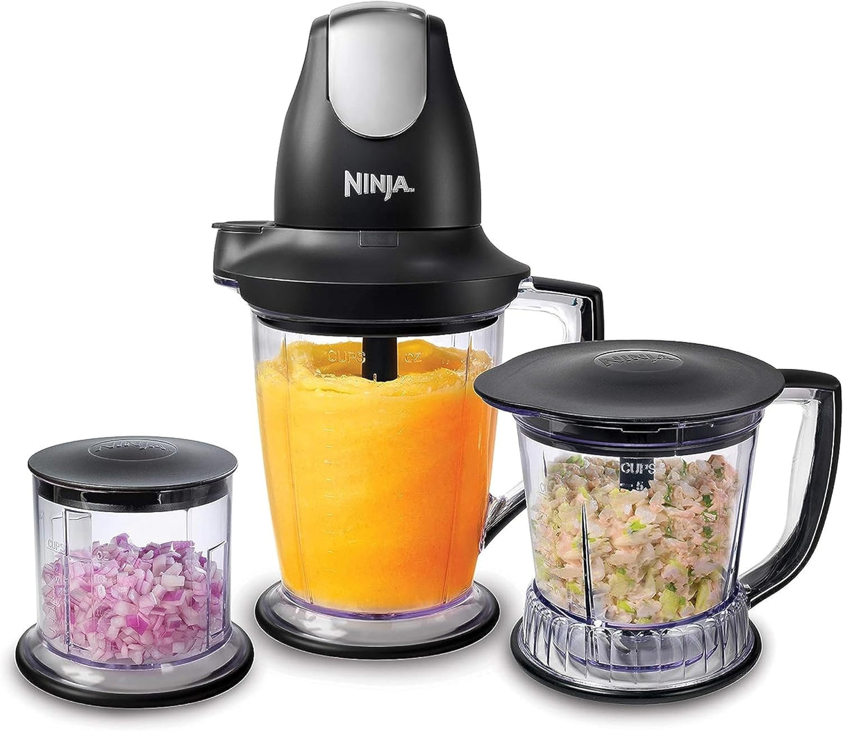Licuadora/Ninja QB1004, 450W, 48oz, 16oz, 40oz, procesador
