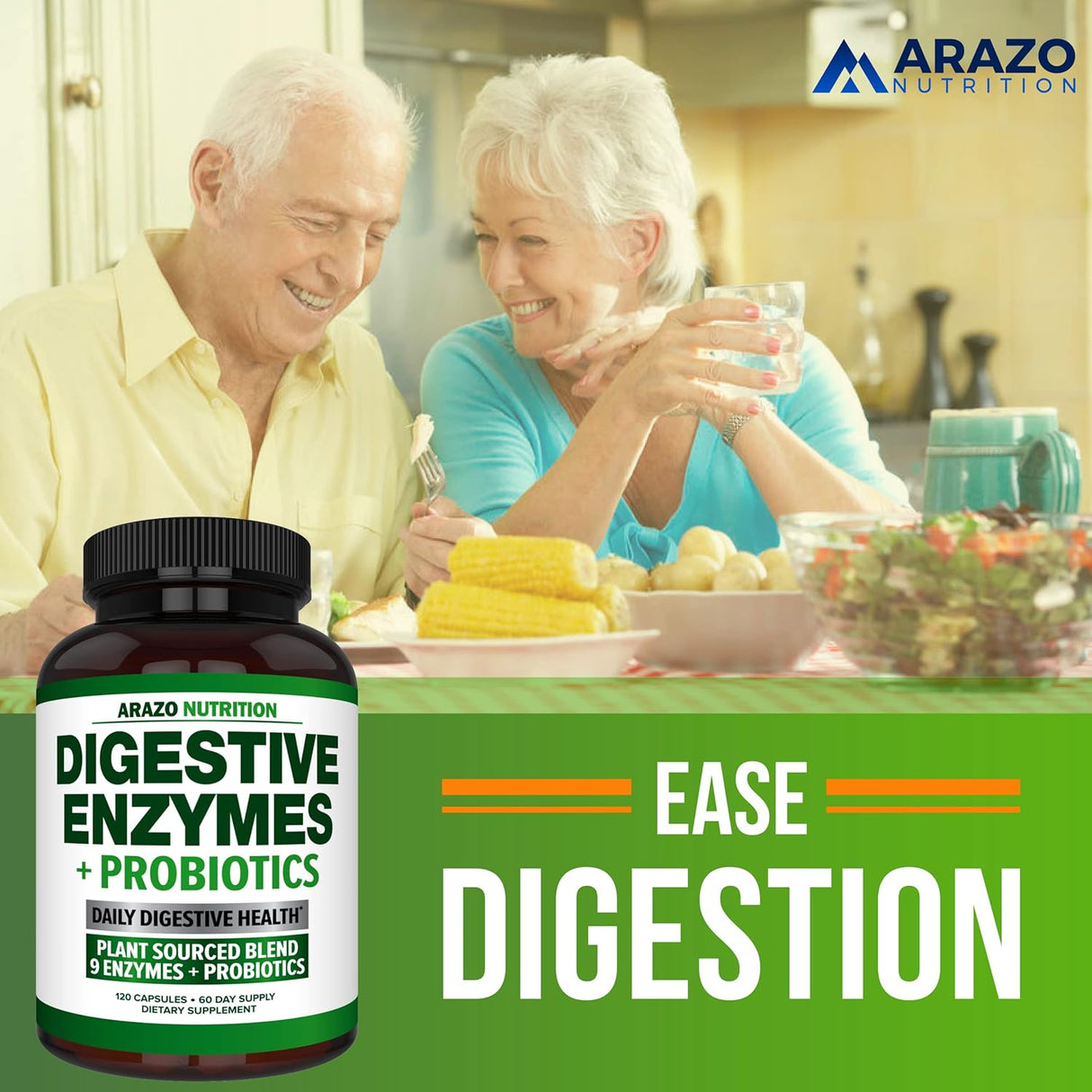 Suplemento Enzimas digestivas con probióticos  Acidophilus
