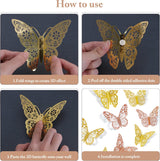 Decoración de Pared Mariposas 3D SAOROPEB, 72 Piezas, 3 Tamaños