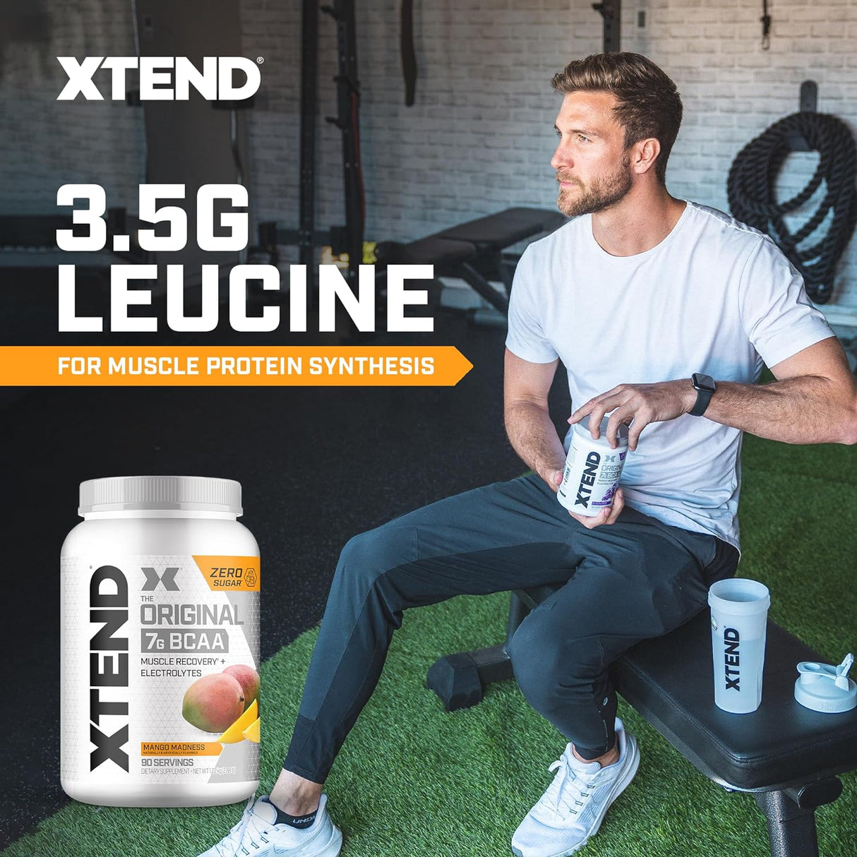 Polvo de BCAA sabor Mango para Recuperación Muscular