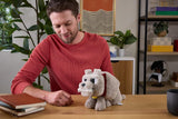 Peluche Mattel Minecraft Dennis el Lobo con Acción y Sonido, Food Mode