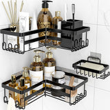 Caddy de ducha StorageRight, estante adhesivo 3 en 1 sin taladro