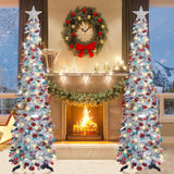 Árbol de Navidad Plegable con Luces Temporizadas - Modelo 5 FT