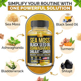Gomitas de Sea Moss, Black Seed, Ashwagandha, Elderberry, 60