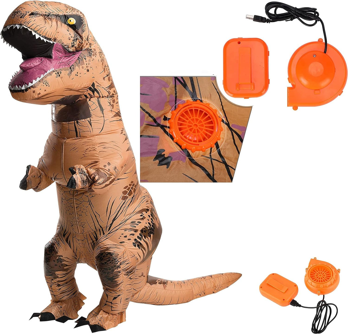Ventilador Mini para Traje Inflable, Halloween, Cosplay, Modelo X1
