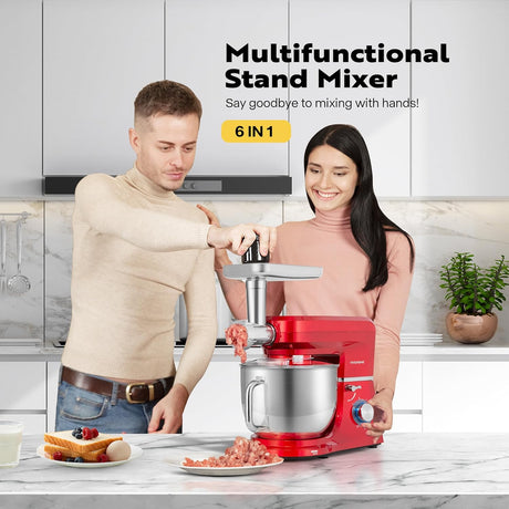 Batidora Multifuncional VIVOHOME 6 en 1 8.5QT 660W con Accesorios