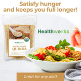 Quinoa Blanca Orgánica Entera | Proteína, Fibra, Hierro | Perú