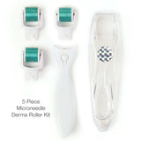 Kit de 5 piezas rodillo facial con 3 cabezales extra