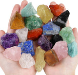 QINJIEJIE Cristales crudos surtidos de 10 colores, cristal