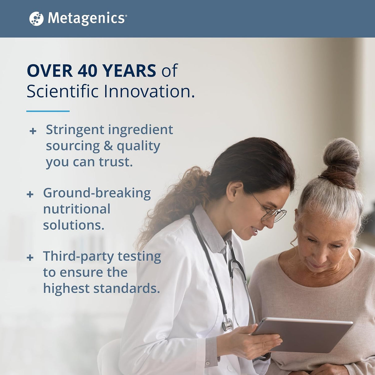 Metagenics Ultra Potent-C 500 Vitamina C Suplemento, 90 Tabletas