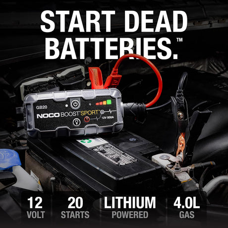 Arrancador de litio para motores de gasolina Noco Boost Sport