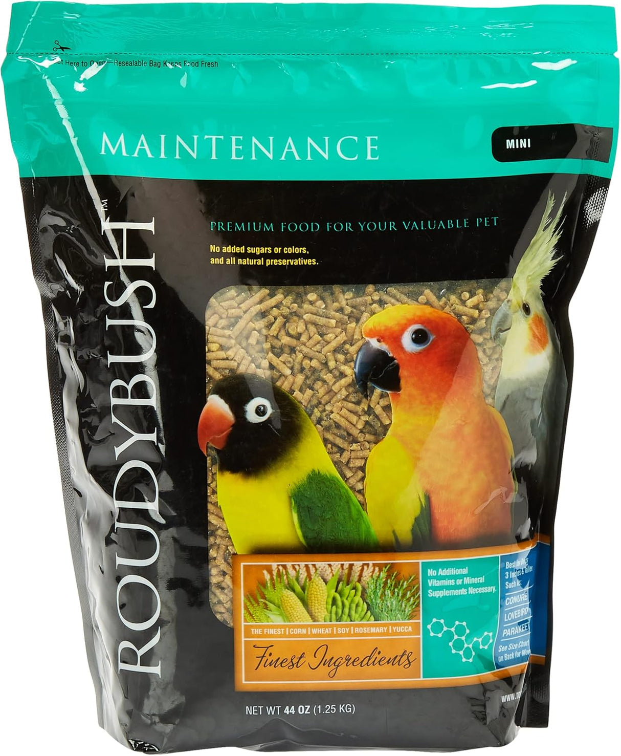 Comida para aves Roudybush mantenimiento diario