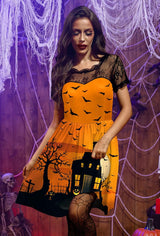 Disfraces  Vestido de Halloween con mangas talla XL