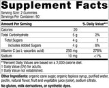 Gomitas de vitamina C para niños y adultos 120 capsulas