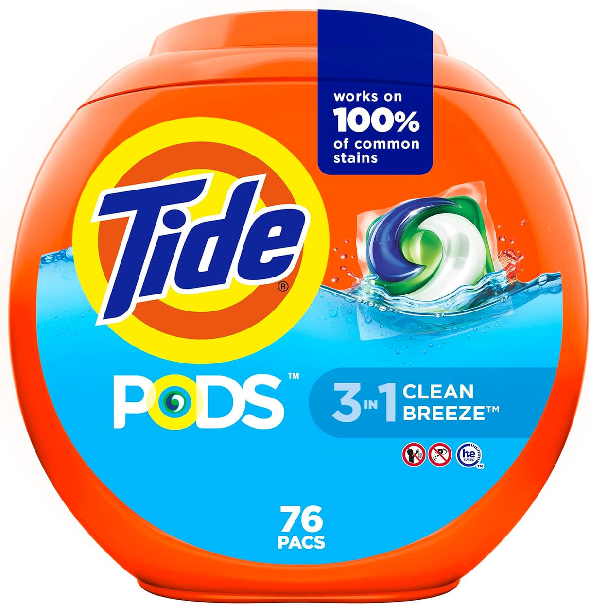 Jabón líquido para ropa sucia compatible con HE Tide