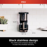 Cafetera Programable Ninja DCM201BK, 14 Tazas, Filtro Permanente