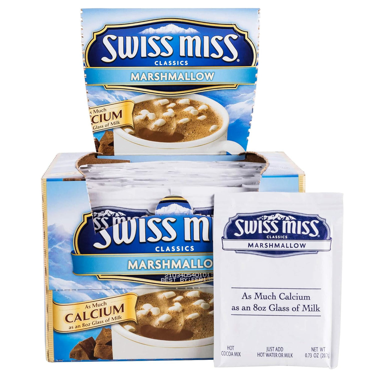 Swiss Miss 635937 Swiss Miss Marshmallows Cocoa 0.73 Oz. 50/Caja (GOV47492)