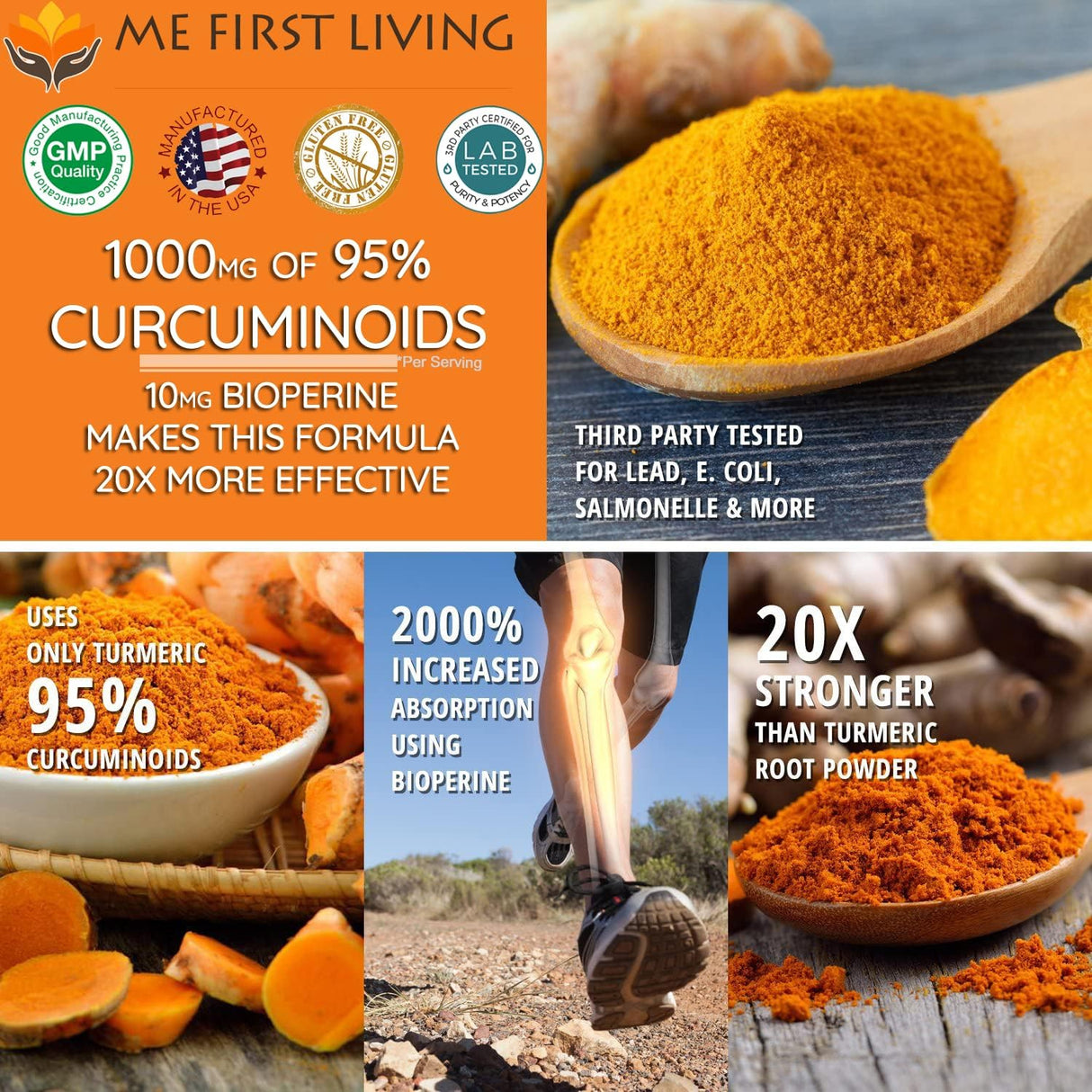 Suplementos Alimenticios de Cúrcuma con pimienta negra