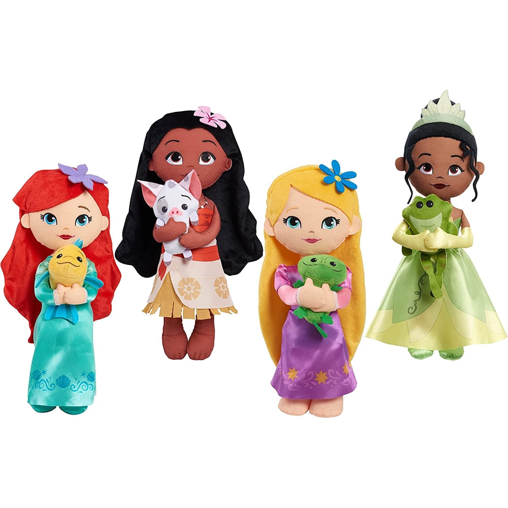 Muñeca de felpa de 14 pulgadas de rapunzel y pascal