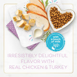 Purina Fancy Feast Gatito con pollo sabroso y pavo Gatito Alimento seco - Bolsa de 3 libras