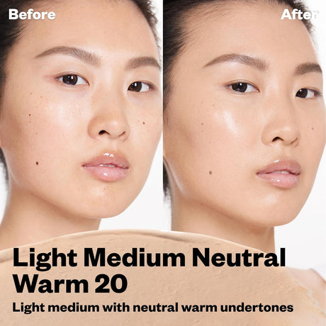 Crema Gel Facial Tintada con Apoyo a Colágeno y Cobertura Ligera