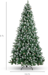 Árbol de Navidad 6ft Best Choice Products, 1000 puntas PVC