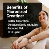 Creatina Micronizada NatureWise, 5000mg, 100 Serv, Unflavored