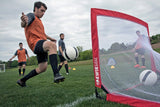 Porteria de futbol portatil, con red y bolso para trasladar