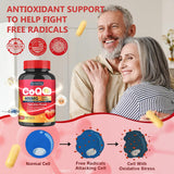 CoQ10 400mg con PQQ y Vit E para energía 120 cápsulas