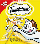 Puré Cremoso para Gatos sabor Pollo 24 bolsas de 0.42 oz