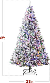 Árbol de Navidad Artificial 6ft Best Choice Products, Pre-iluminado