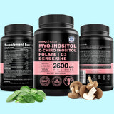 Suplemento 14 en 1 de inositol y soporte hormonal Mujer, 120 capsules
