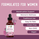 Suplementos de hierbas líquidas orgánicas para mujeres