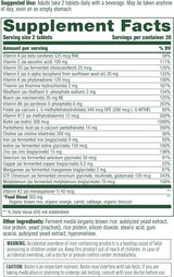 Suplemento MegaFood  multivitamínico para mujeres con hierro