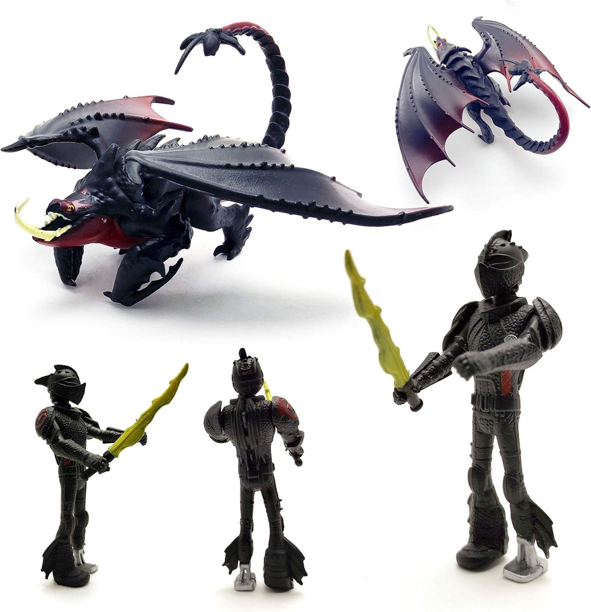Figuras de Acción Toysvill: Vikingos y Dragones, 8 Piezas